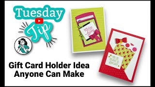 What Does Everyone Need This Holiday? A Bright Gift Card Holder Idea! by Simply Simple Stamping | Connie Stewart 6,245 views 6 months ago 15 minutes