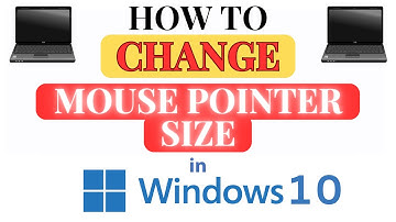 How To Change The Mouse Pointer Size in Windows 10 | Quick and Easy Guide