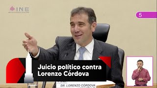 Juicio político contra Lorenzo Córdova