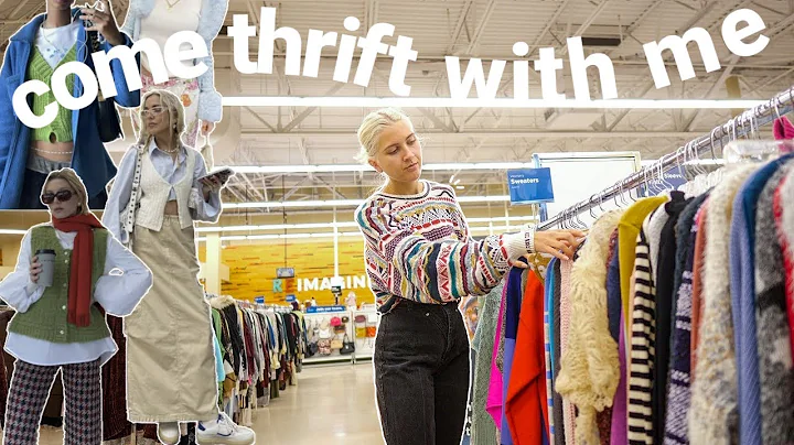 come thrift with me for winter  thrifting my pinte...