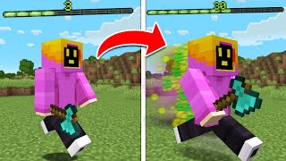 Minecraft Manhunt, But Levels Increase Your Speed!