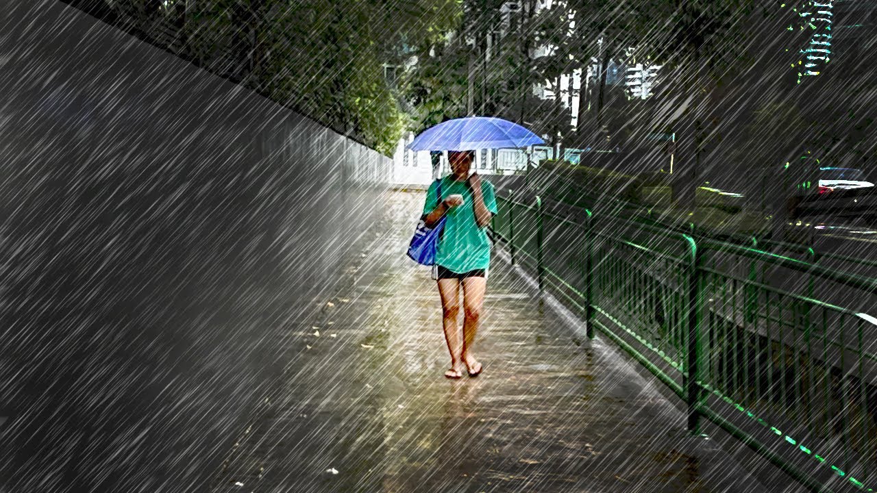 4K Heavy Rain Walking ASMR Tour : Depot Road to Bukit Merah Central ...