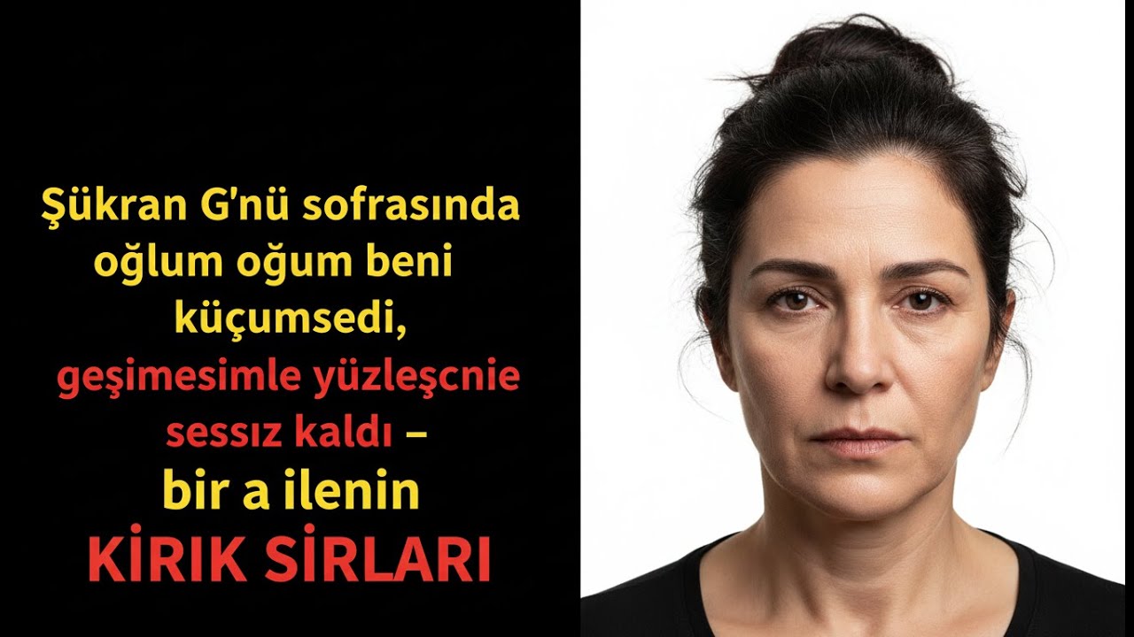 ŞÜKRAN GÜNÜ’NDE OĞLUM BENİ KÜÇÜMSEDI, GEÇMİŞİMLE YÜZLEŞTİĞİ AN SESSİZ KALDI