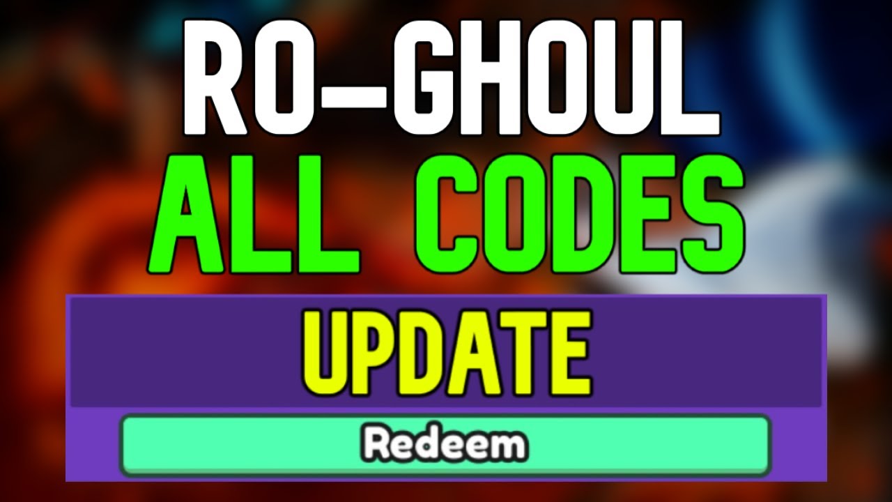 Ro Ghoul codes December 2023