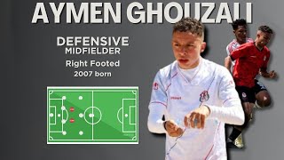 Aymen Ghouzali -Skills Ists- A 17-Year-Old Defensive Midfielder- 2007 Born - Fus Rabat Morocco