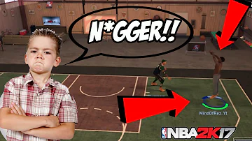 RACIST DRIBBLE GOD GETS TRIGGERED AND EXPOSED! - 1V1 MYCOURT NBA 2K17 - HE DROPPED THE N BOMB!