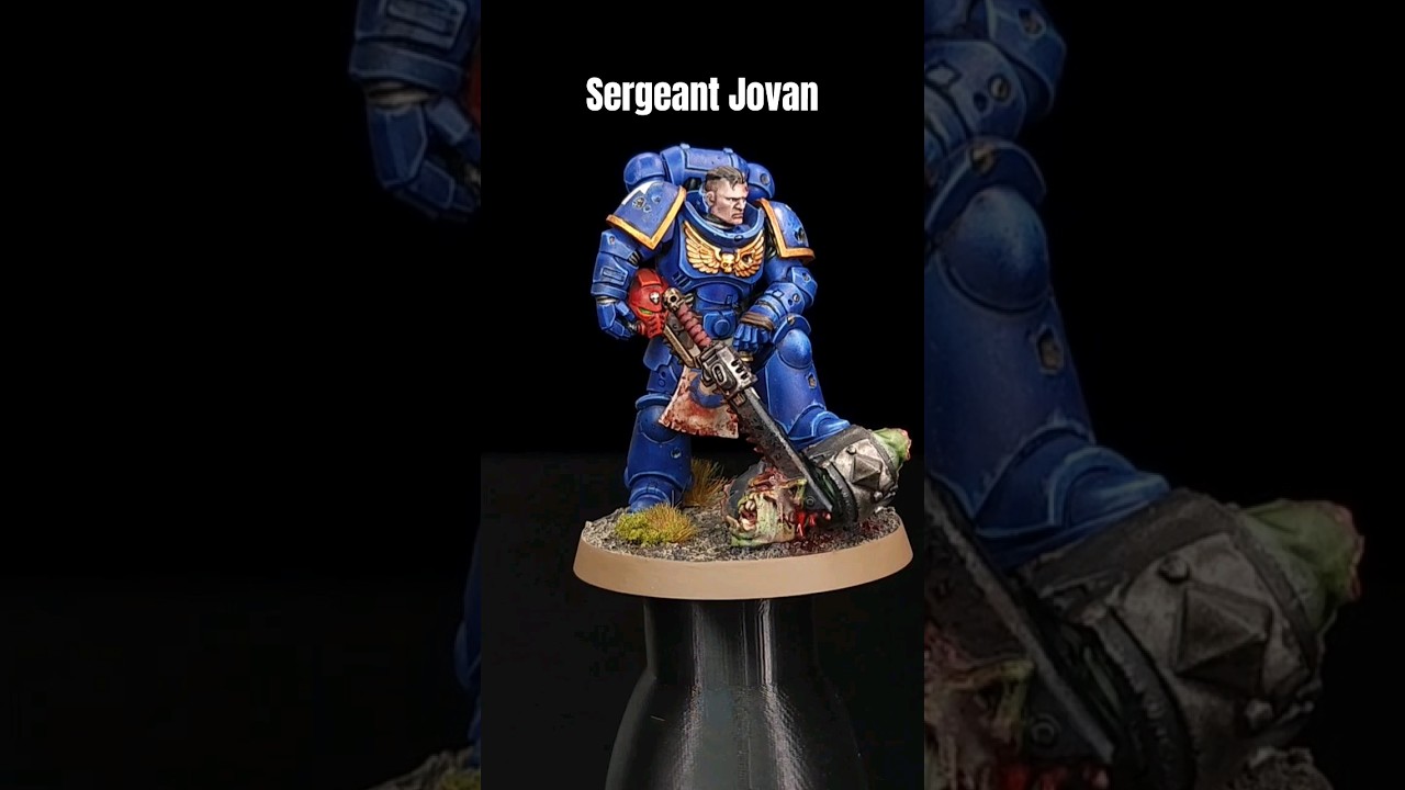 WARHAMMER 40K SPACE Marine Sergeant Jovan Limited Edition OOP EUR 40,00
