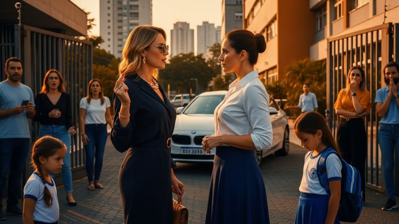 Mãe de Aluna Rica HUMILHA Professora - mas sua ATITUDE Choca a Todos
