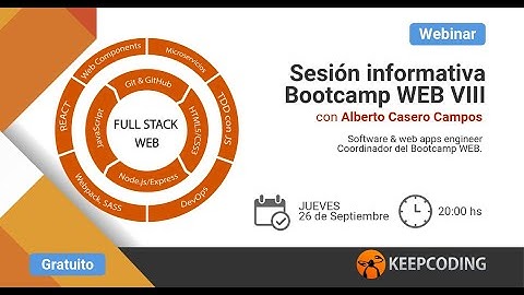 Sesión informativa del Full Stack Web Bootcamp - VIII Edición