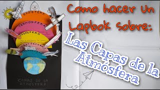 Elaboración de un Lapbook sobre 'Las Capas de la Atmósfera'