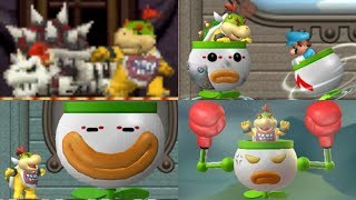 New Super Mario Bros Series - All Bowser Jr Boss Battles