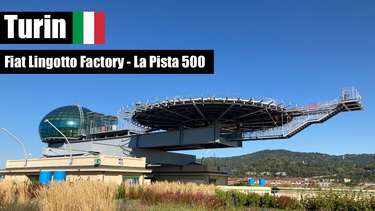 Visiting the Rooftop racetrack The Fiat Lingotto factory Turin Italy ...