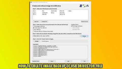 How to Create Image Backup of USB Drives for Free