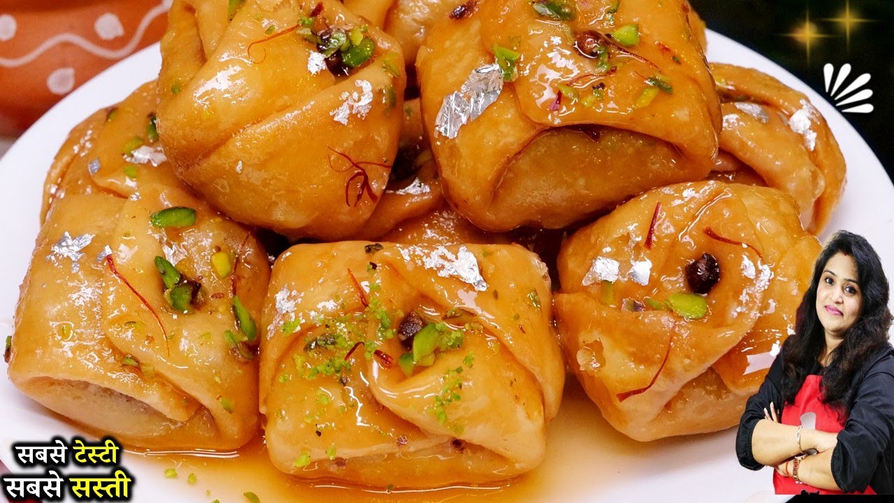 LAUNG LATA एकबार बनाए महीने खाए त्योहर का सबसे लज़बब मीठा कम खर्च/कम मेहनत Laung Lata Kaise Banta Hai