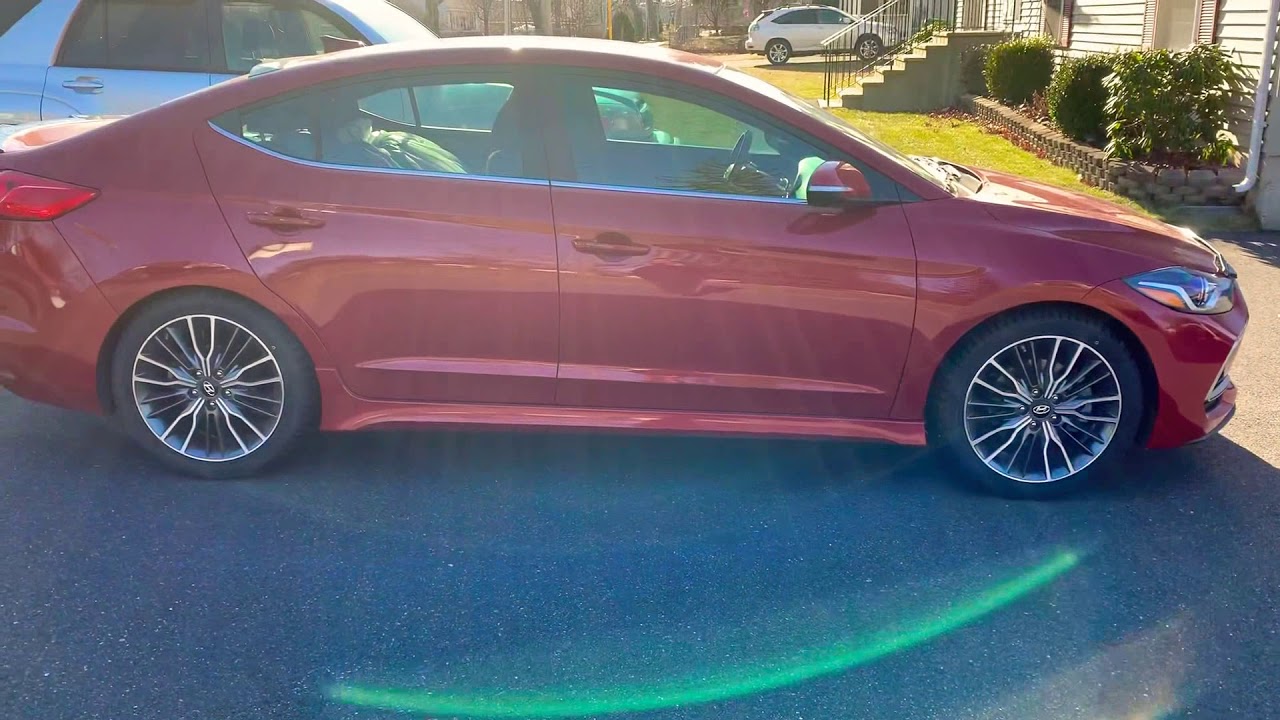 2018 Hyundai Elantra Sport Winter Tires - YouTube