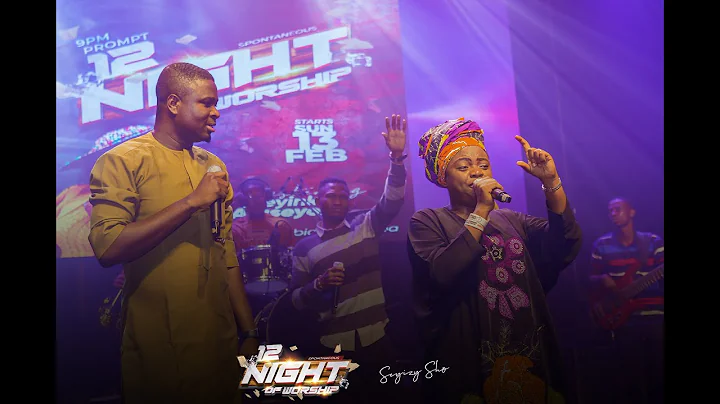 BIDEMI OLAOBA with ADEYINKA ALASEYORI during the 12 Nights Of Worship.