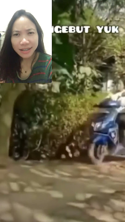 Begini kalau ibu ibu naik motor #lucu #ketawa