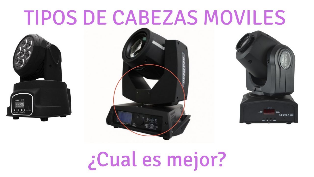 ELEGIR LA MEJOR CABEZA MOVIL ? / LECCION 2/ TIPOS DE CABEZAS