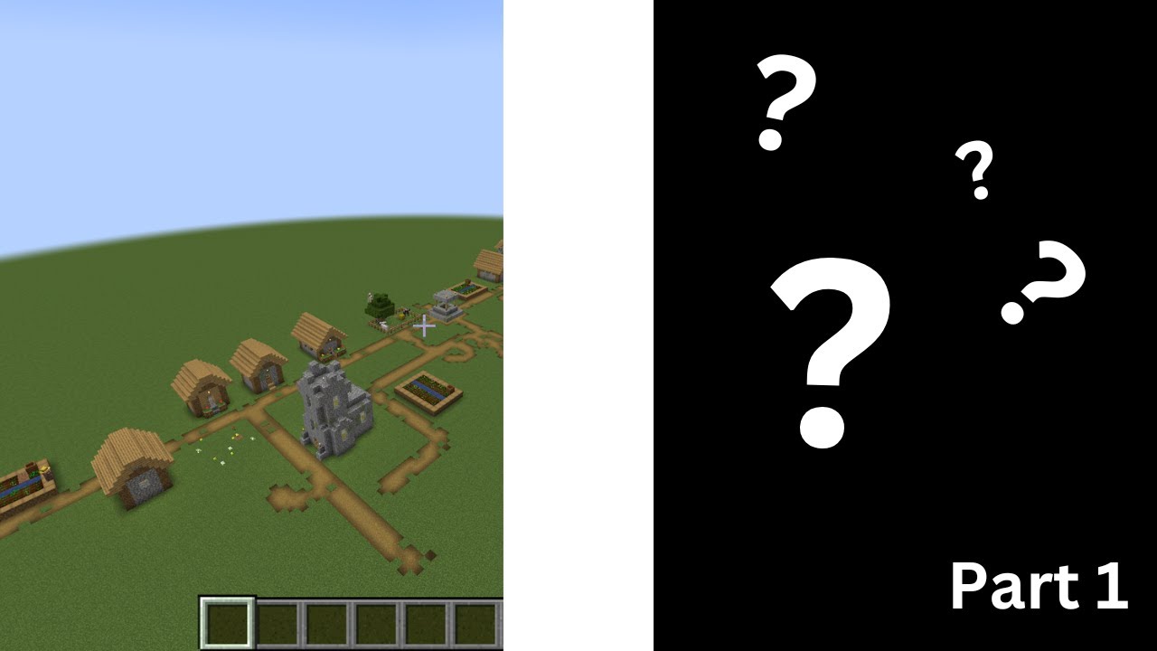 Transforming a minecraft village - YouTube