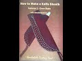 How to Make a "Crow" style Knife Scabbard by Sheclimbstrees at Nantahala Trading Post