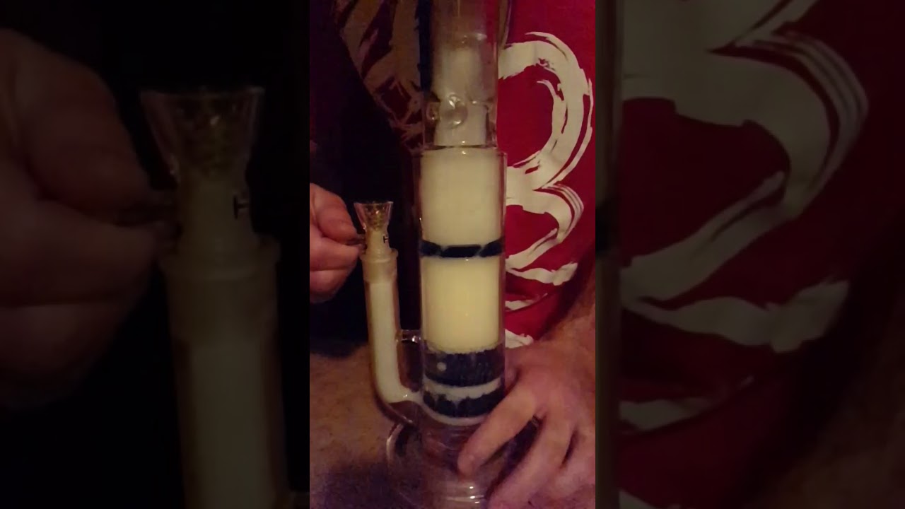 16" Thick Ass Glass Honeycomb Percolator