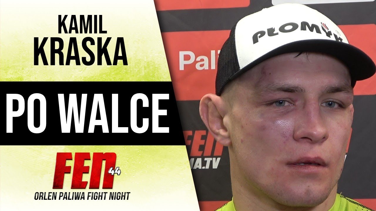 Kamil KRASKA po wygranej na FEN 44: "Nie pamiętam walki, tylko to co mówił mi mój narożnik"