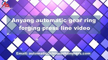 Automatic bearing forging press line with robot arm