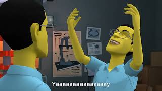 Minions, Tonight, We STEAL THE MOON (Clip from Despicable Me, but in Plotagon)