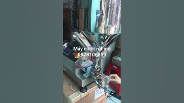 Máy chiết rót mỡ lợn, máy chiết rót sate- tương đặc, máy chiết rót kiểu bơm cánh gạt, máy chiết rót