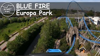 🎢 BLUE FIRE Europa Park onride 4K