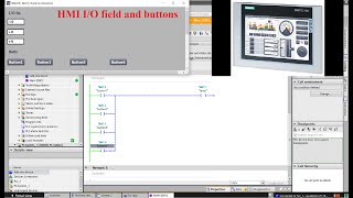 TIA Portal WinCC for beginners part 1 (I/O field and button tutorial)