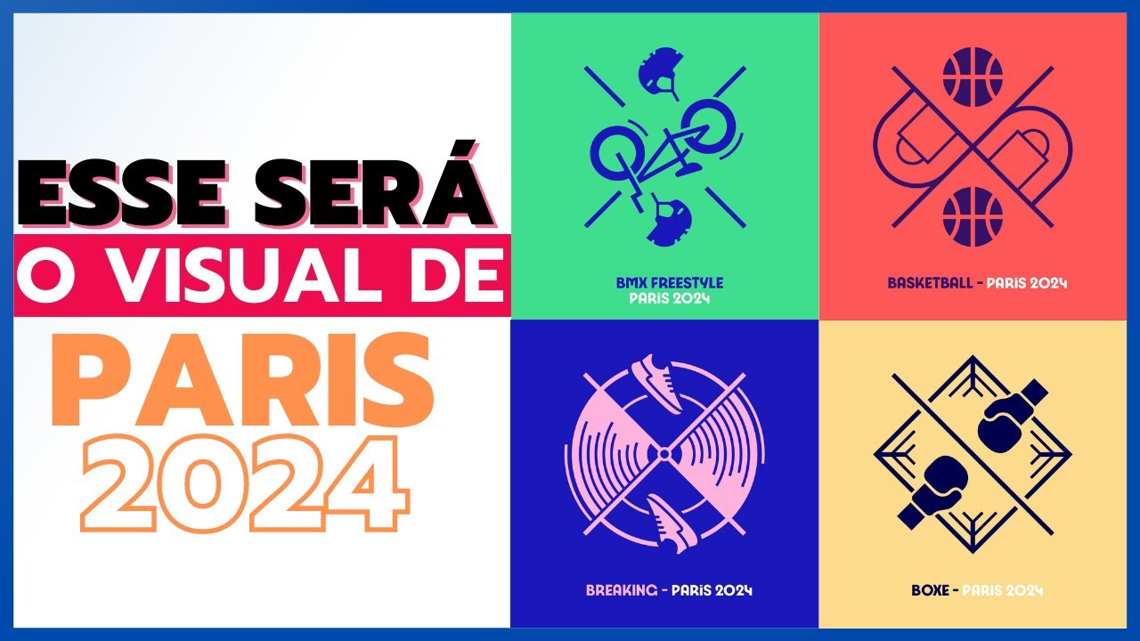 Logotipo vetorial dos jogos olímpicos de verão de paris 2024