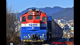 경주발 온산행 근거리 화물열차 Y3966+DEL 7153호 올드기 견인