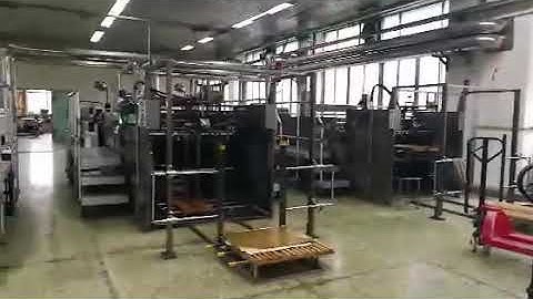 JINBAO screen printing machine 1050AG, non-stop system