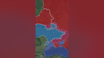 Ukraine War So Far (February 2022 - February 2023) *REANIMATED* #shorts #animation #map
