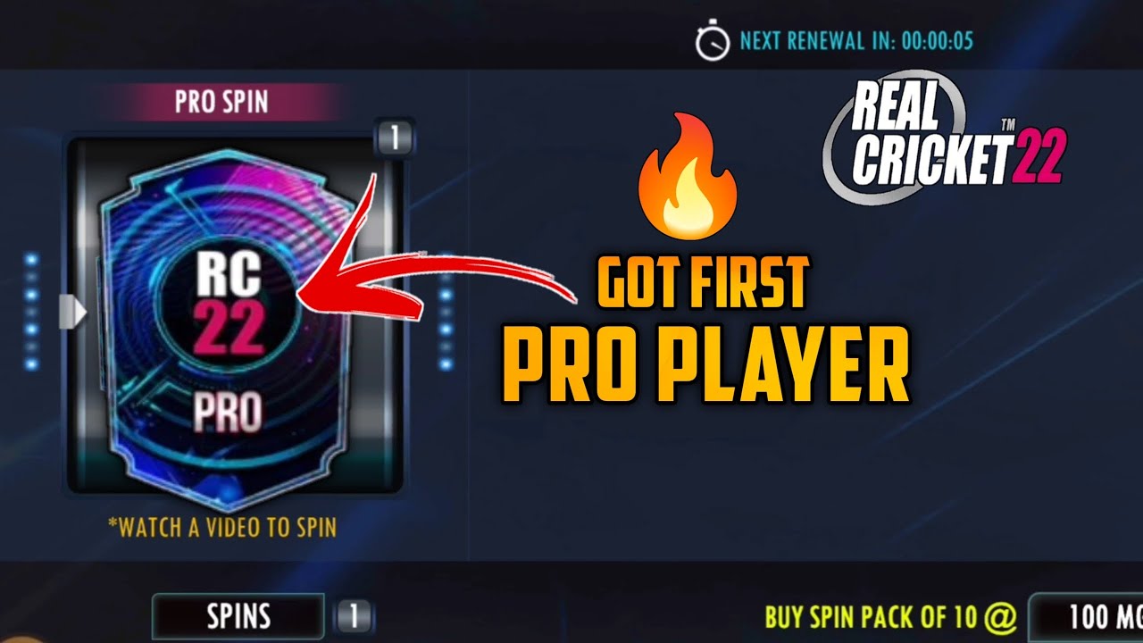 1st Pro Player Real Cricket 22 || Real Cricket 22 Multiplayer || 