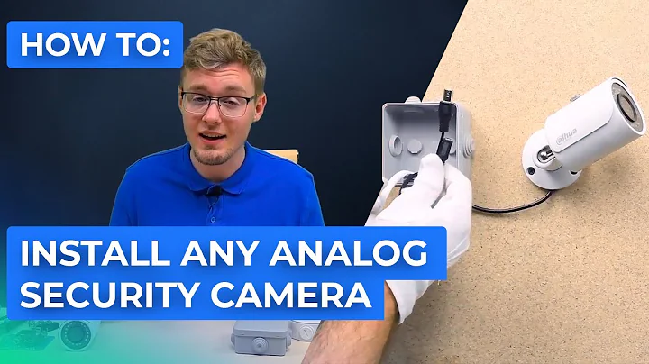 How To Install Any Analog Security Camera CCTV DIY