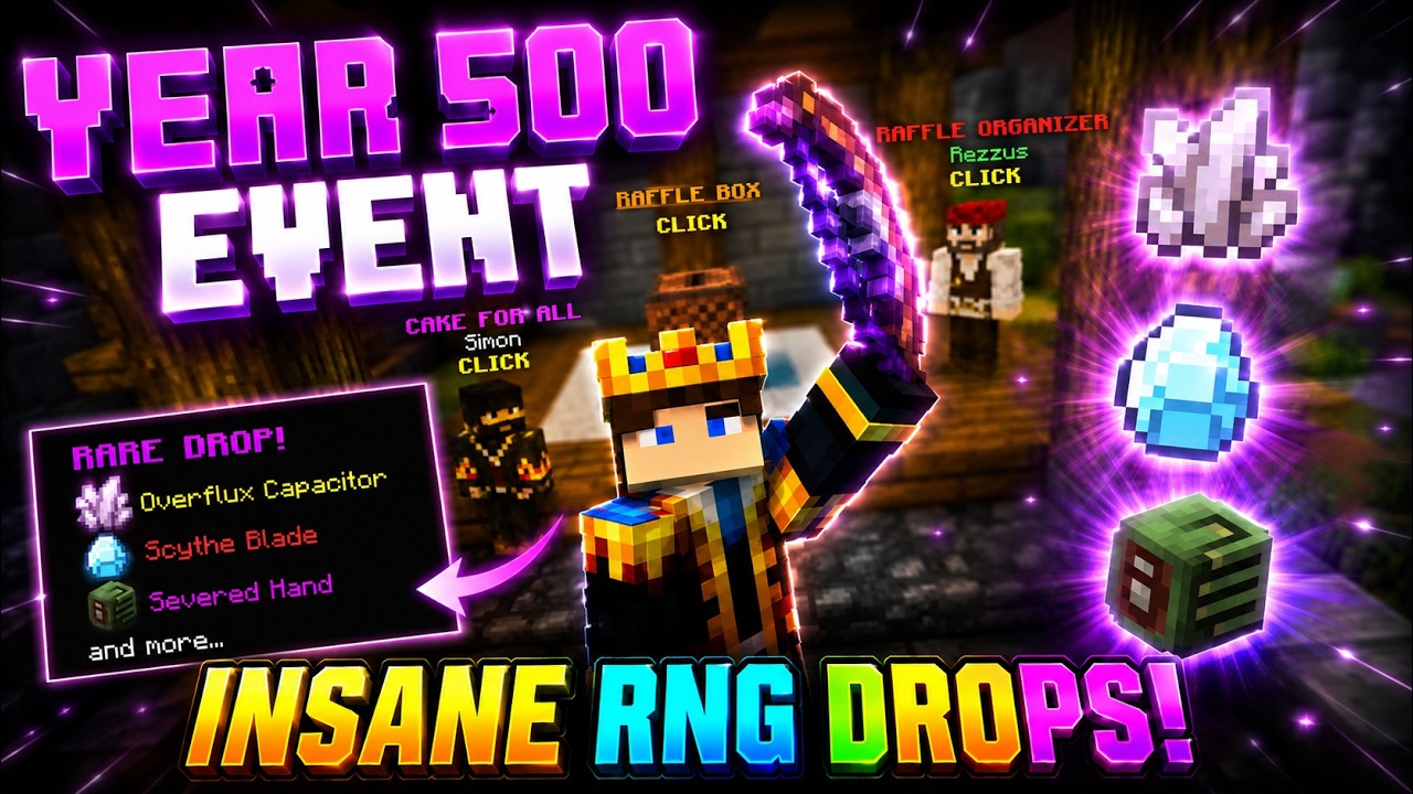 How I made 100M from doing Slayers during Year 500 Event in Hypixel Skyblock