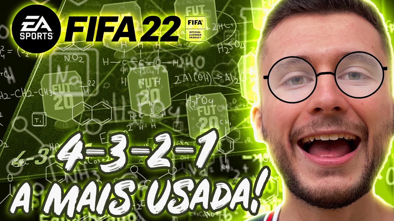 TÁTICA 4321 É ABSURDA🔥A MELHOR QUE USEI NO FIFA 22!!! BUGADA DEMAIS!!! ULTIMATE TEAM - FIFA 22
