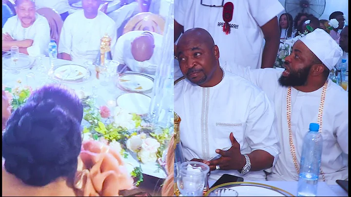 Mc Oluomo Is Too Humble,See The Moment He Bow Down To Greet Actress Bisi Ibidapo At Her Birthday