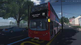 Calm Relaxed Drive On The 119 From South Croydon South End To Shirley Road Addiscombe Road