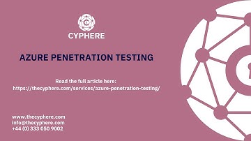 Azure Penetration Testing | How to Stay Safe
