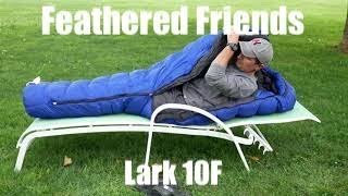 Feathered Friends Sleeping Bag.