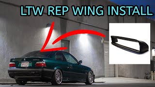 LTW Wing Install on the E36 - ModVlogs
