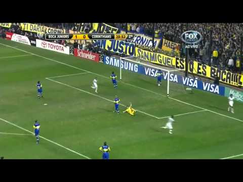 Boca Juniors 1 x 1 Corinthians (27/06/12) - Gol Do Romarinho - Final Libertadores 2012