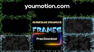 Free Christmas Branches Frames - Hand-Drawn Holiday Frames (Ae, Pr, Dr, FCPX) screenshot 4