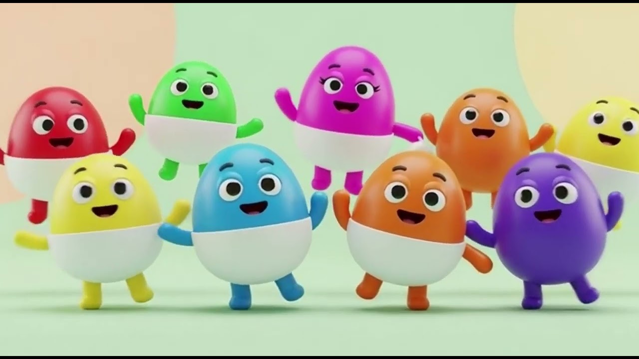 Fun Kids Songs & Dancing Shapes | Colorful Music Video for Children