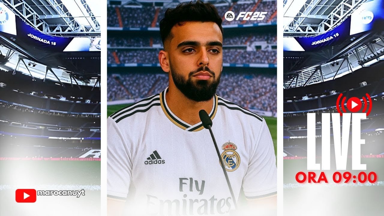 LIVE : INCEPEM SAPTAMANA LA NOUA ECHIPA,REAL MADRID🤍