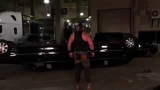 Braun Strowman destroy vince mcmahon car backstage segment