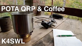 POTA: Making the most of rainy day with QRP and Coffee at Tuttle Educational State Forest!
